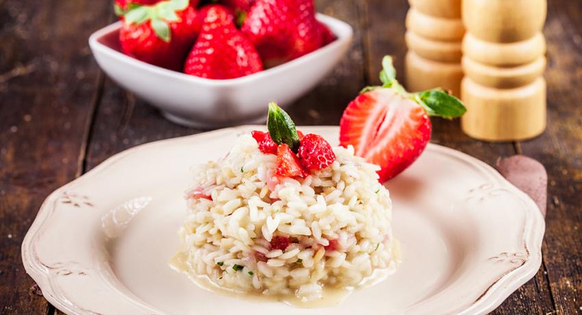 Fusion - Griddled Radicchio and Strawberry Risotto